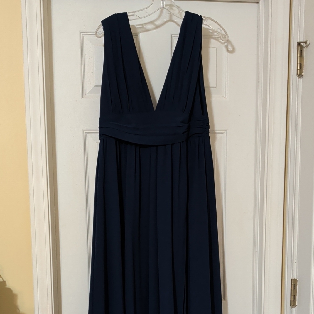 Lulu's Deep Navy Maxi Dress